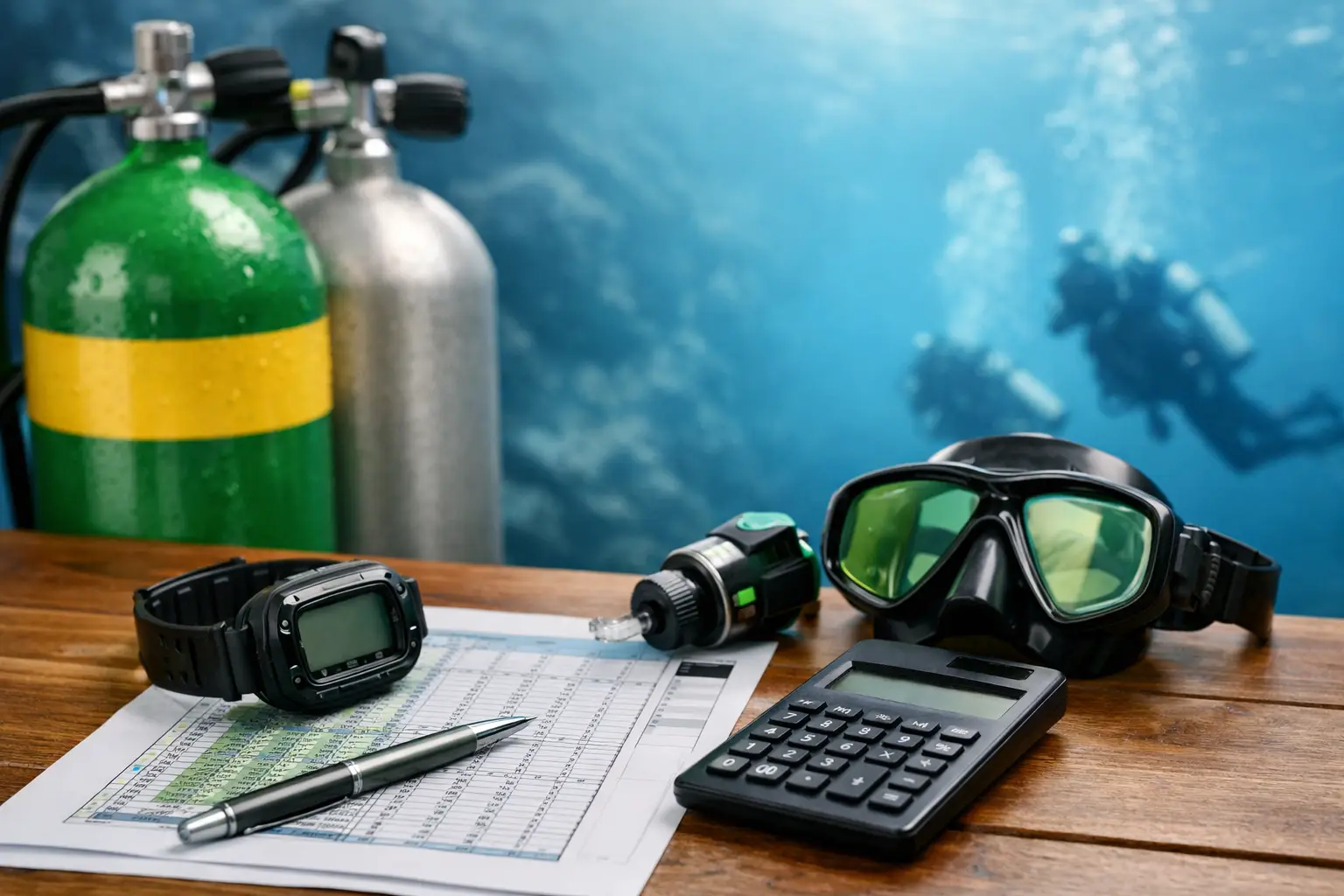 How to Calculate EAN for Diving Safely
